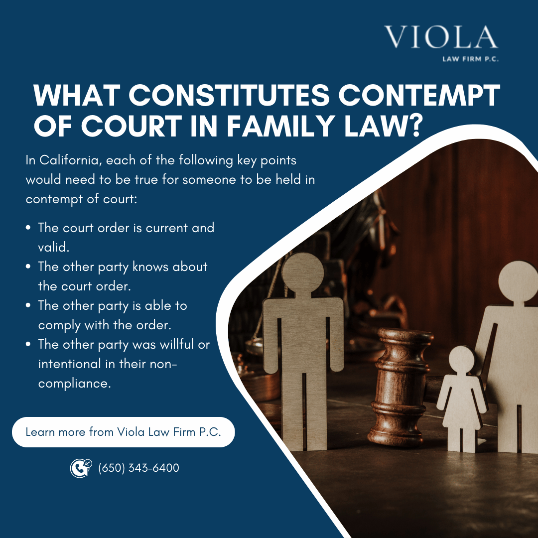 contempt of court in family law