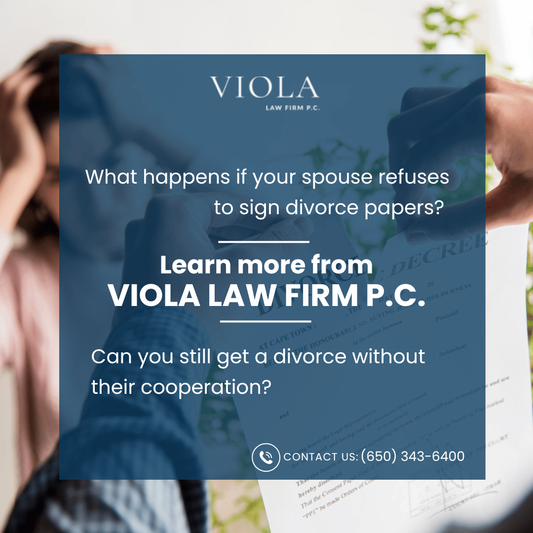 refuses to sign divorce papers