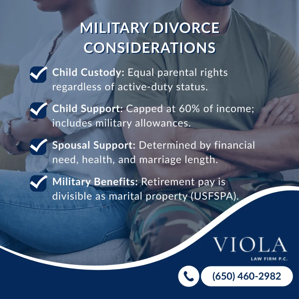 military divorce considerations